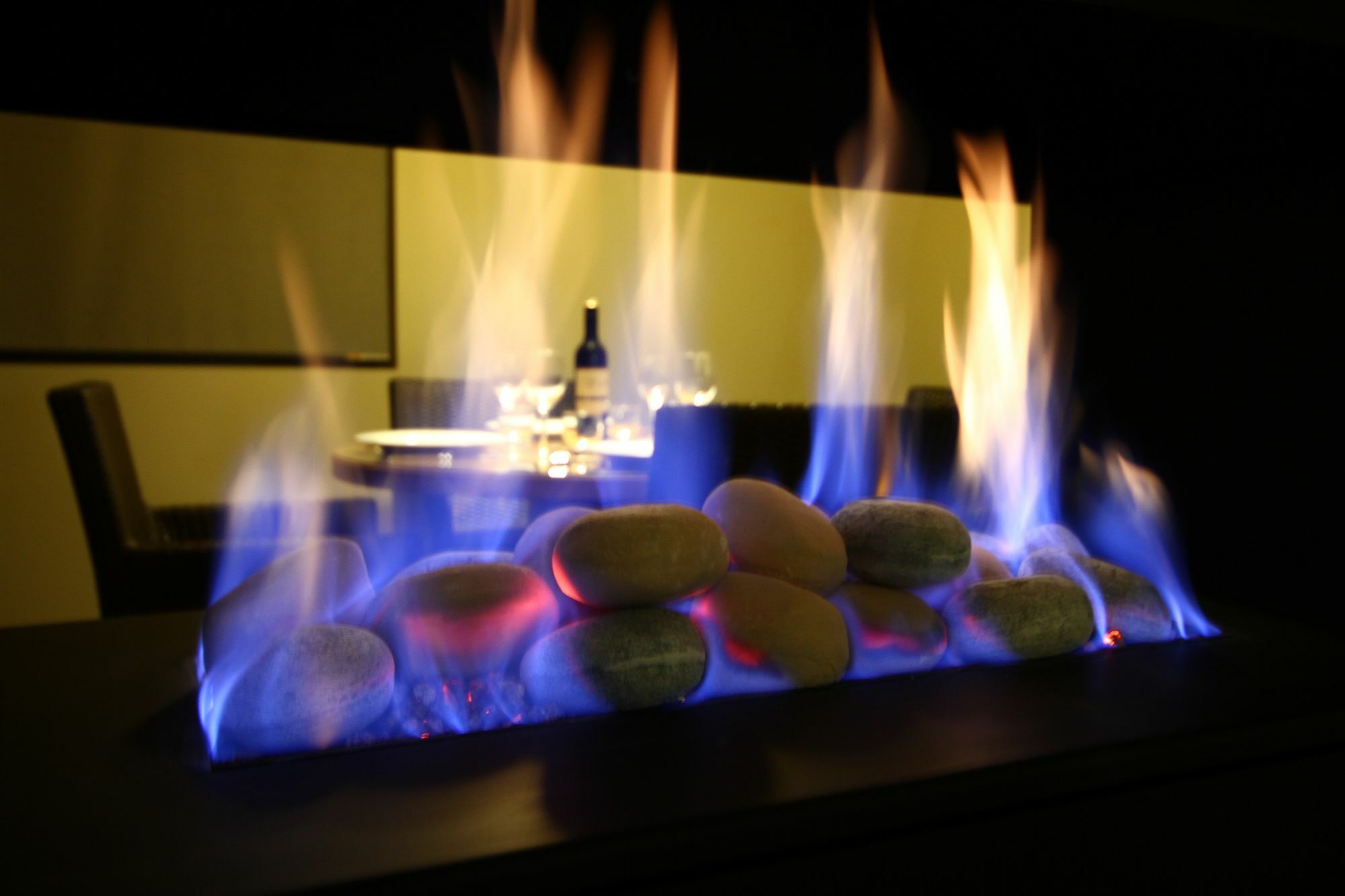 Chateau Elan At The Vintage Pokolbin Exterior foto A bioethanol fireplace